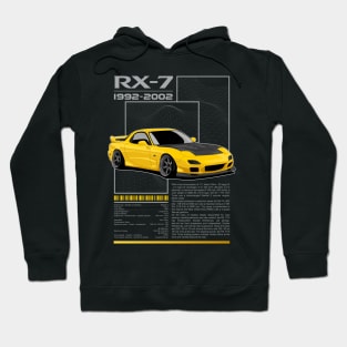 RX7 FD (yellow) Hoodie